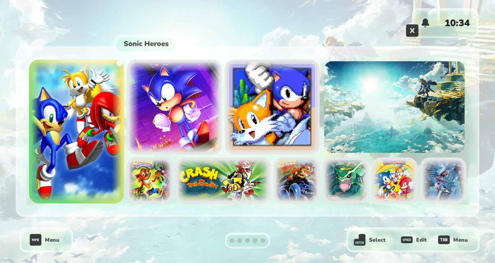 CATui Customs in mint, light theme